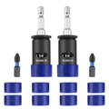 WORKPRO Drywall Screw Setter/Extractor Impact Bit Holder