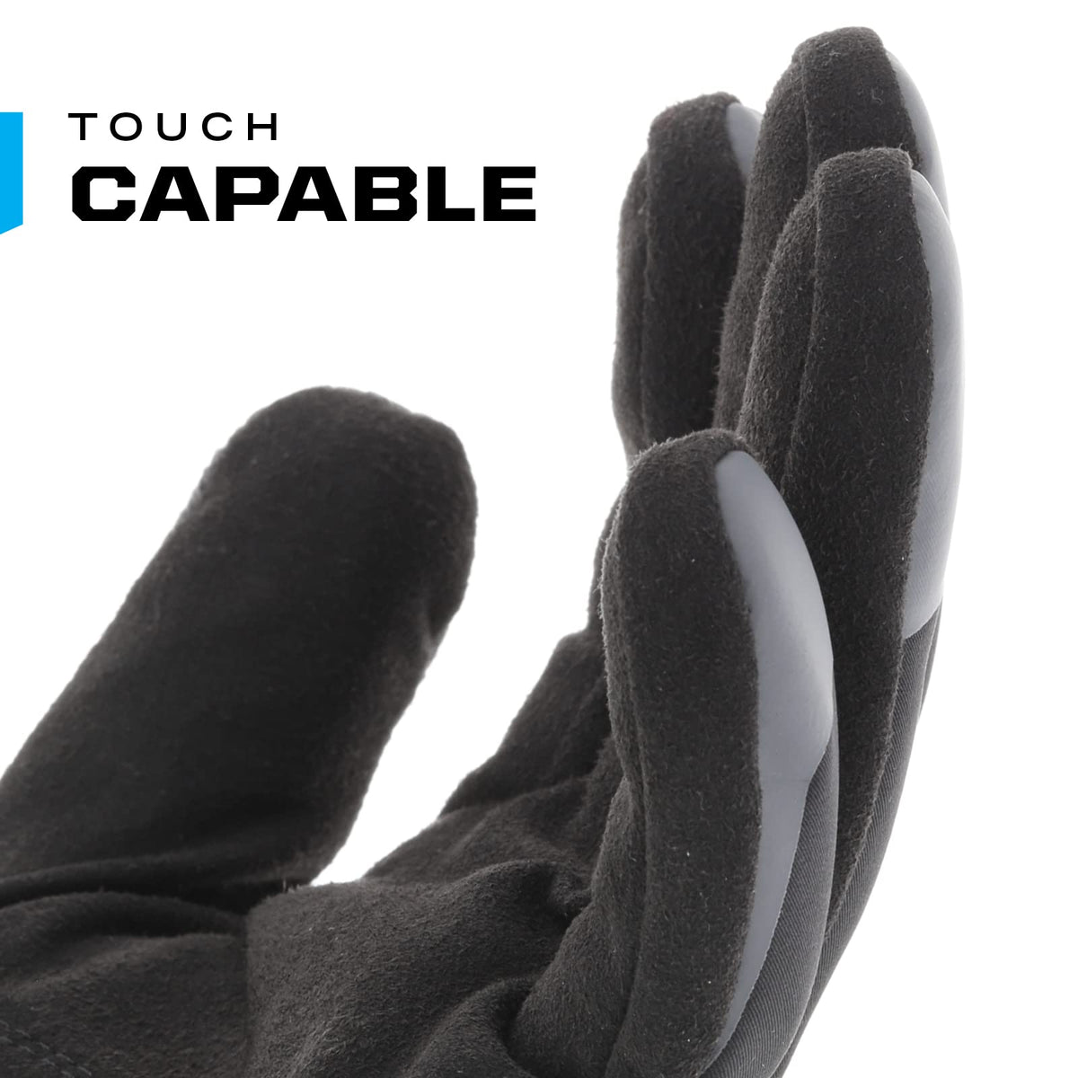 ColdWork FastFit Winter Work Gloves Black/Gray Large