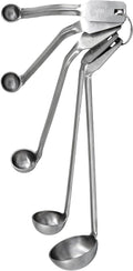 5 Piece Set Red 5-Piece Ladles | Dishwasher safe, 1 tbsp, Stainless steel, Restaurant service, Great for Soups