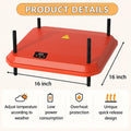 Adjustable 16x16 brooder Heating Plate for Baby Chicks, Providing Constant, efficient Warmth. Safe, Energy-Saving