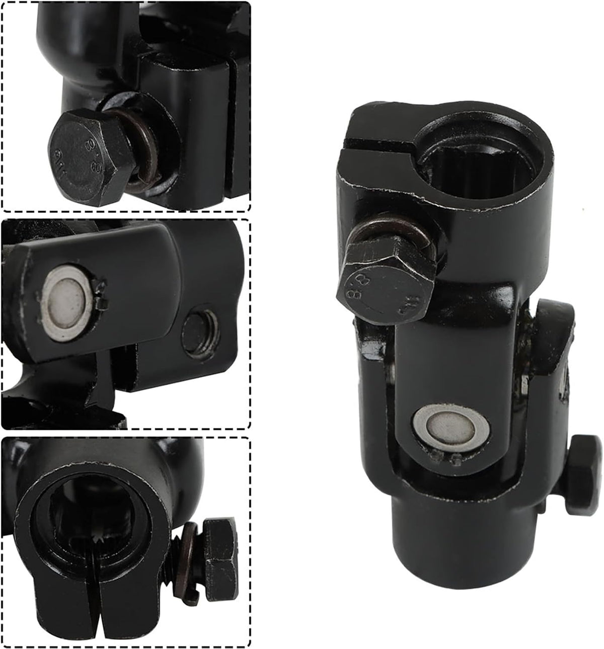 labwork Intermediate Steering Shaft Universal U Joint Coupler Lower Replacement for 2008-2012 Escape Lower Mariner 8L8Z3B676E 8L8Z3B676C 425-358