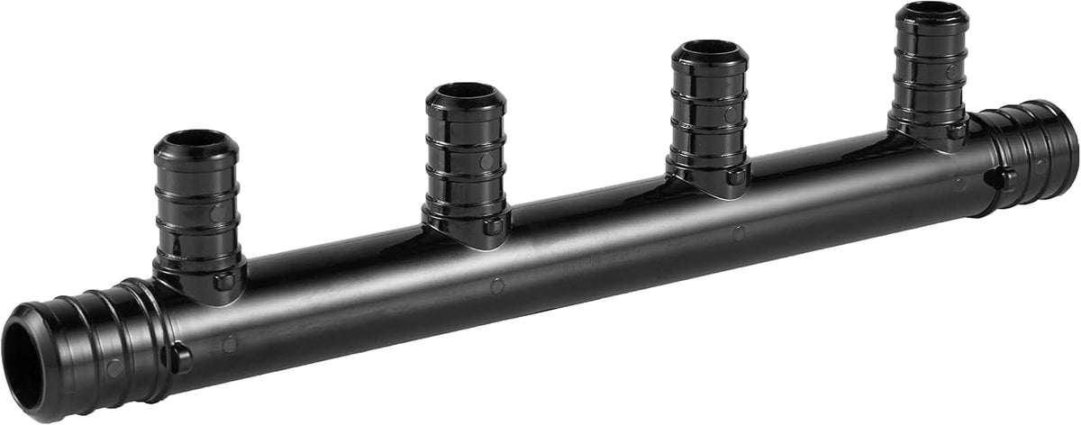 2Pcs EFIELD 4 Ports Open Poly PPSU Barb Crimp Pex Manifold(PPSU1807017-2)