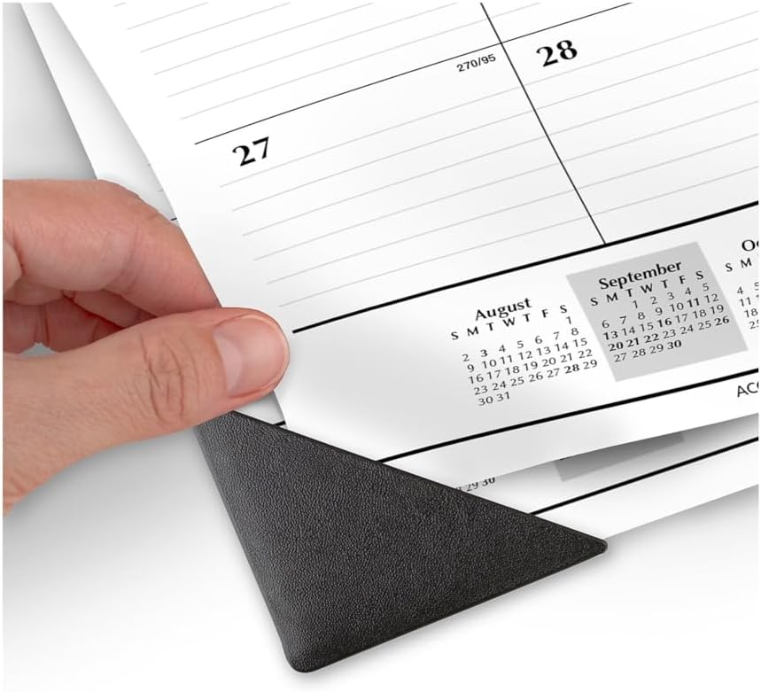 2026-2027 AT-A-GLANCE 21.75" x 17" Academic Monthly Desk Pad Calendar, White/Blue (SKLPAY-32-27)