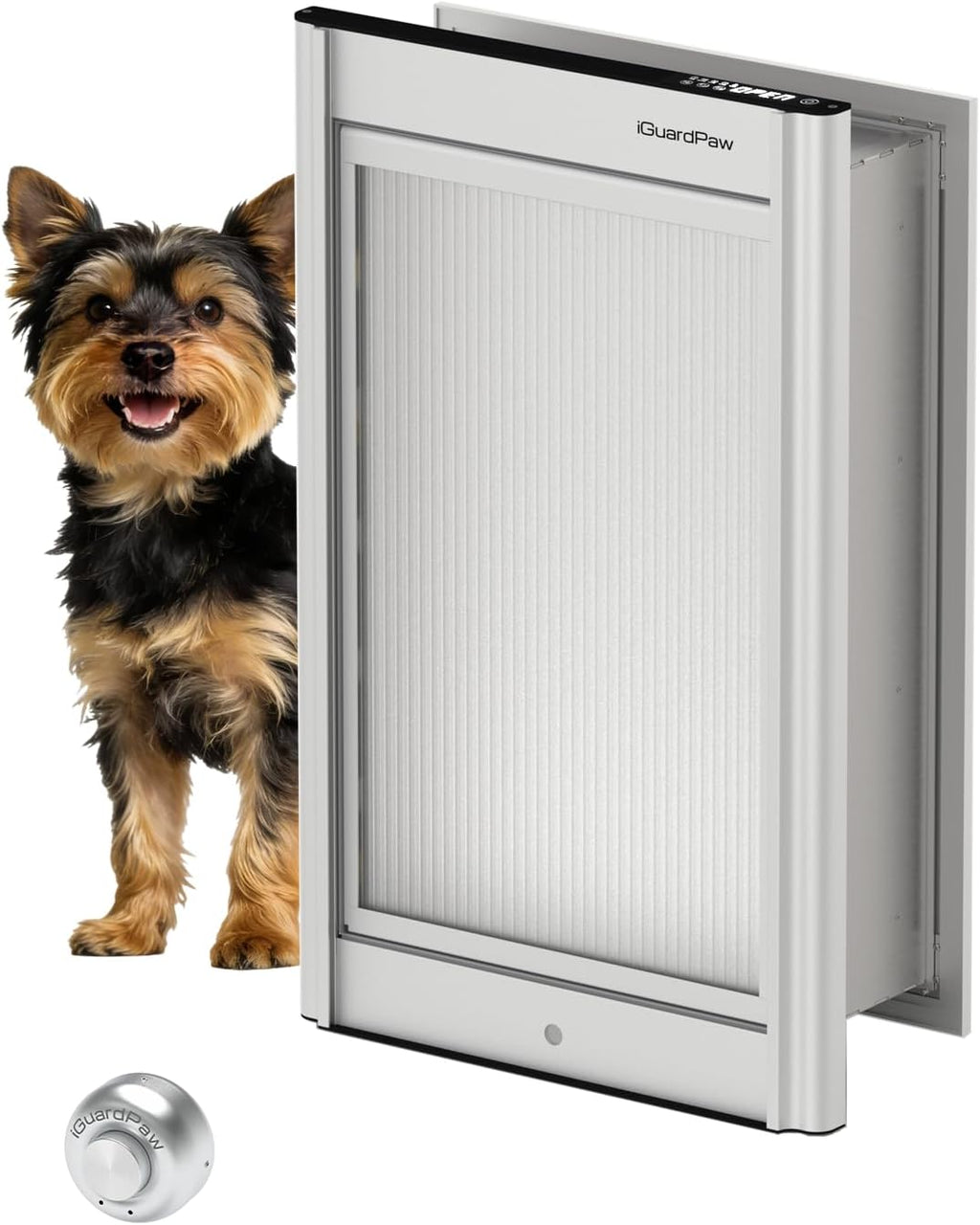 Automatic Dog Door for Wall, Collar Activated Pet Door, S