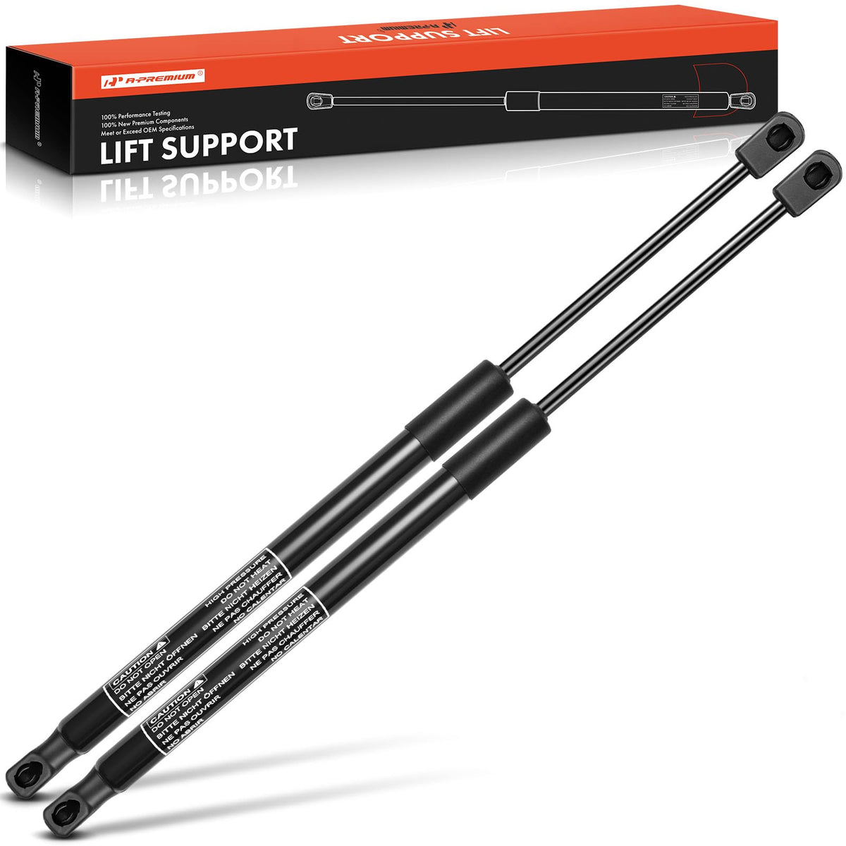 A-Premium Rear Hatch Lift Supports Shock Struts Compatible with Ford