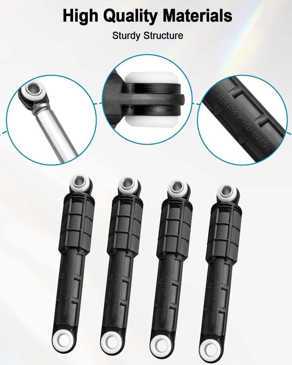 4 Pack DC66-00470D Washer Shock Absorbers Fit for Samsung Washer