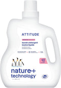 ATTITUDE Free and Clear Liquid Laundry Detergent, Unscented, 40 Loads