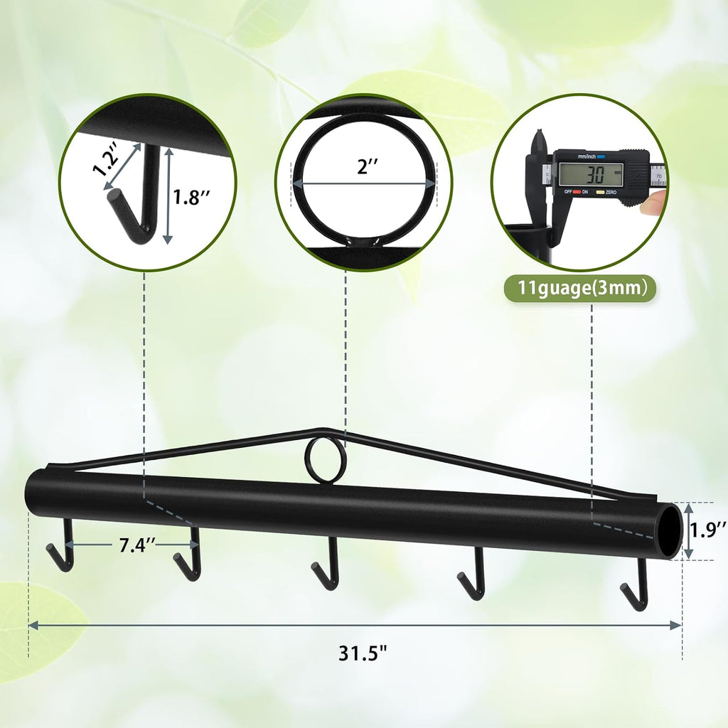 Chain Link Fabric Fence Stretcher, 5-Hook Bar, New Upgraded 31.5 Inch Woven Wire Stretcher, Fence Stretcher