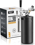 128oz Black Mini Keg Growler Portable Draft Beer Dispenser System