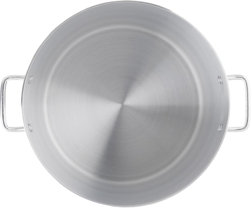 40 qt Elemental, Aluminum Stock Pot | Heavy-gauge metal, Tall sides, Wide base even heat transfer, Great for Stocks