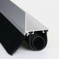 Garage Door Seal Kits, Weatherproofing Garage Door Bottom Seal Rubber with Pre-Drilled Aluminum Track Retainer &