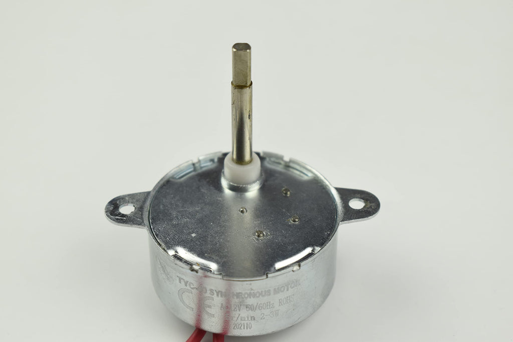 CONQUERALL TYC-40 Synchronous Motor 12V AC 5r/min CW/CCW Shaft 35mm Flush Shaft for LED Decoration Christmas Ornament Hand-Made School Project
