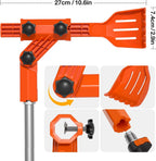 Gutter Cleaning Tools from The Ground, Multi-Angle Cleaner, Scoop & Brush & Mini Rake for rain Guard Cleaning and