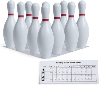 Weighted Plastic Bowling Pin Set