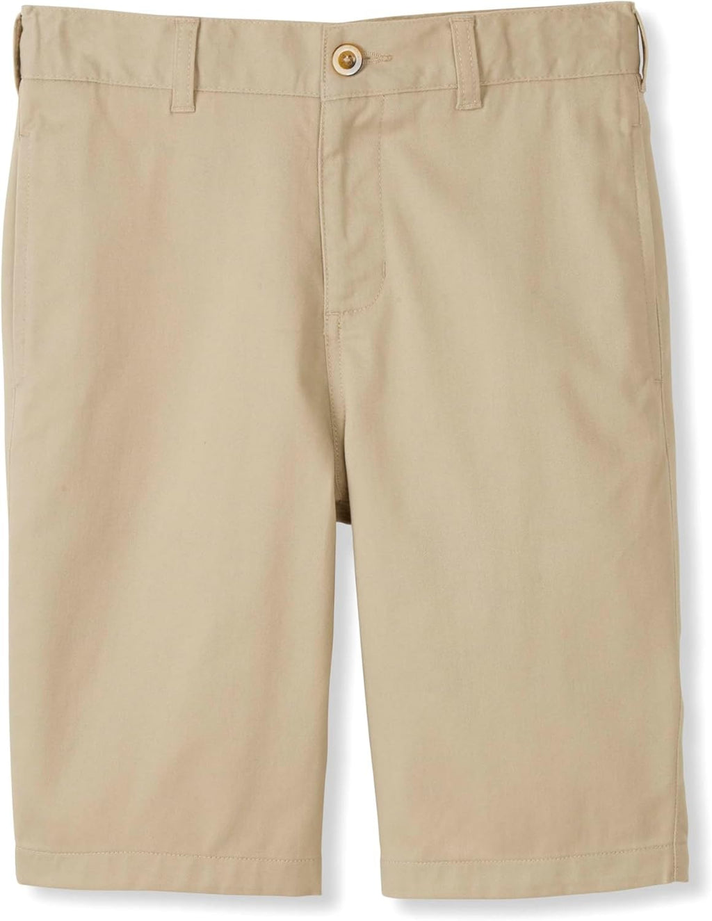 Boys Flat Front Stretch Twill Shorts with Adjustable Waist in Standard and Extended Kids Sizes Navy, 6
