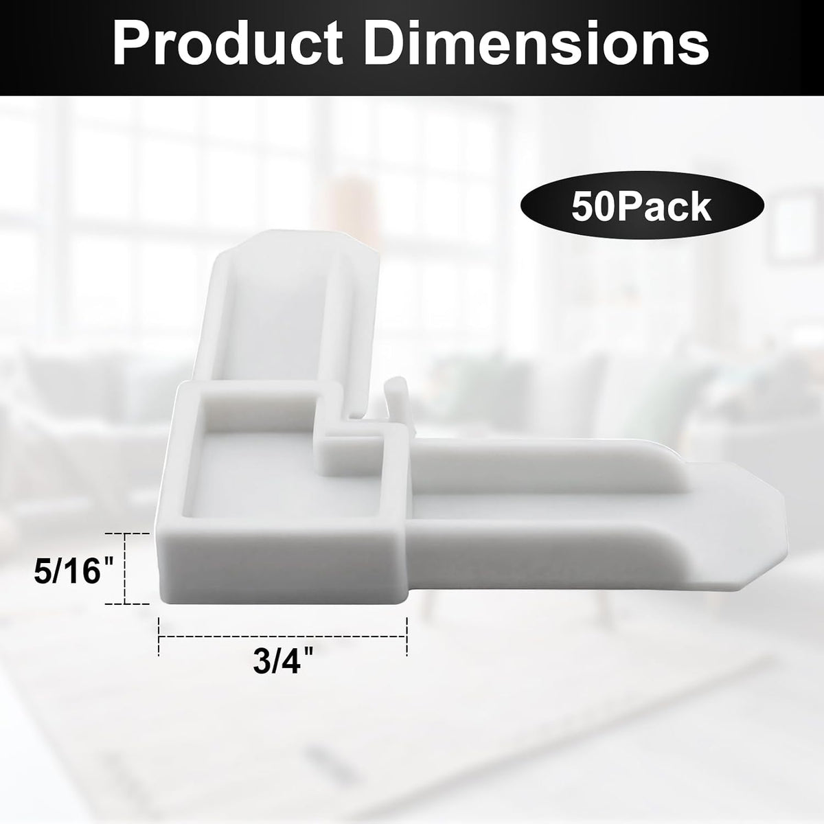 50 Screen Frame Corner 5/16".x 3/4".& 25 Window Screen Tension Spring Clips