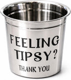 Tip Jar for Bartenders, Restaurants & Musicians, Feeling Tipsy Tip Bucket