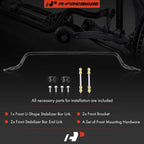 A-Premium [30mm] Front Suspension Stabilizer Bar Assembly Sway Bar Kit
