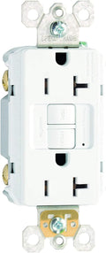 Legrand radiant 20 Amp GFCI Decorator Duplex Outlet White 1 Pack