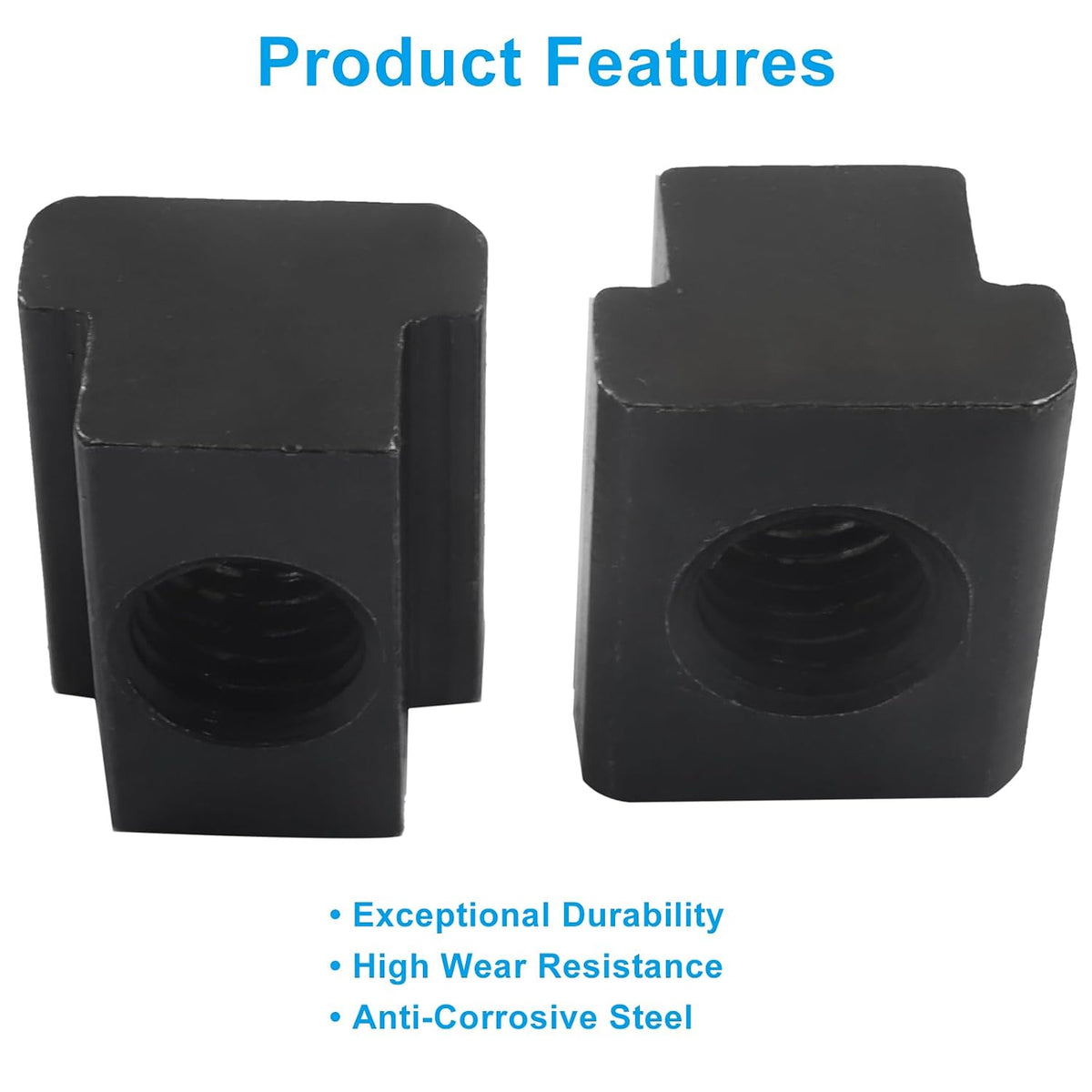 Bivethoi M10 T-Slot Nut, 12 Pack