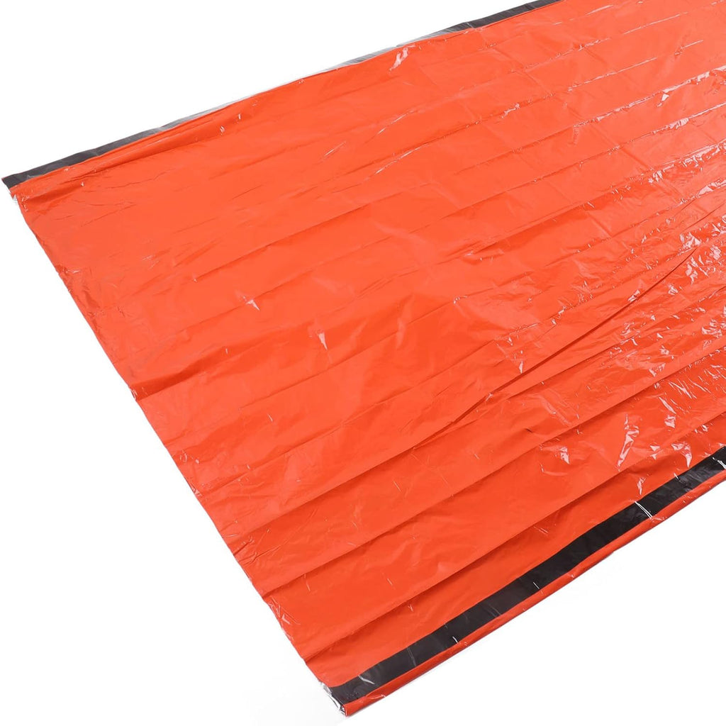 Emergency Survival Shelter Tent, Single Layer Thermal Aluminum Tent with Bracelet for Earthquake Relief, Wind and
