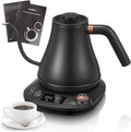 Electric Gooseneck Kettle Temperature Control, Pour Over Electric Kettle for Coffee and Tea, 100% Stainless Steel