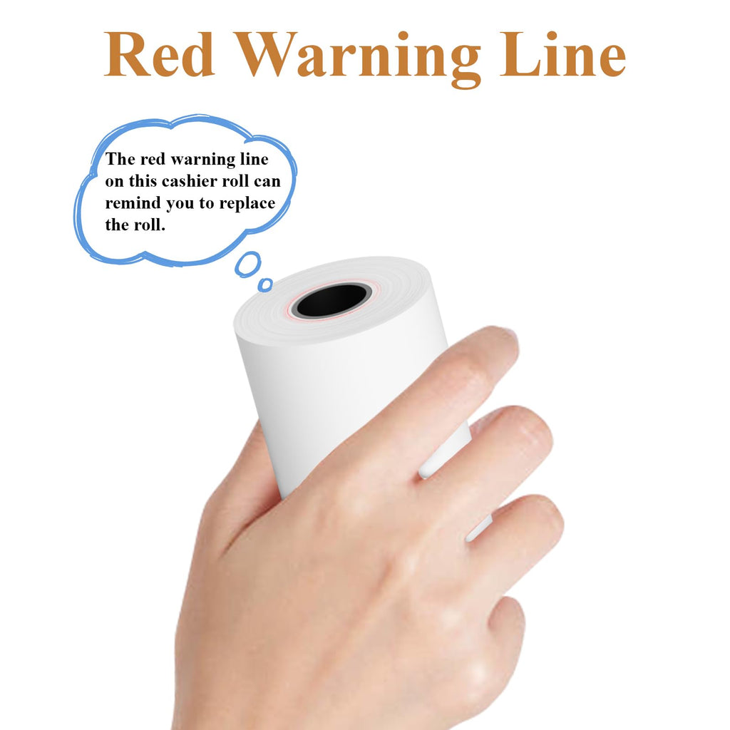 2 1/4" X 50' Thermal Paper Receipt Rolls
