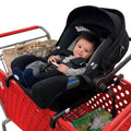 Car Seat Carrier for Shopping Carts, Allows Babies, Newborns, Infants and Toddlers to Stay Snug or Sleeping in Car