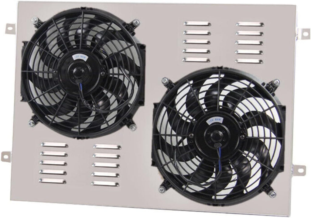 Aluminum Radiator Shroud Electric Fan for 1966-1979 Ford Bronco & F100 F150 F250 F350 V8