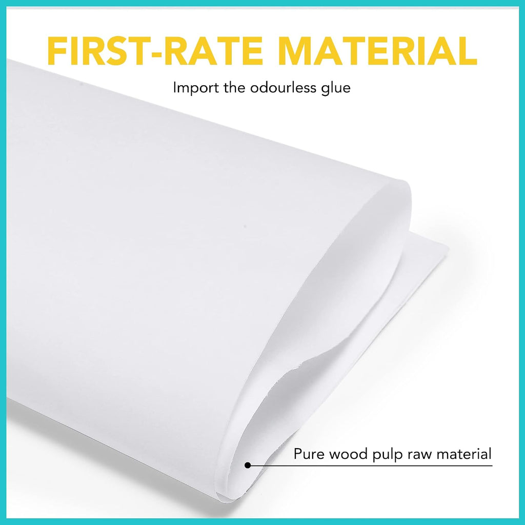 White Paper Bags with Handles, Large Shopping Bags 16x6x12, 50 Pack