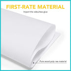 White Paper Bags with Handles, Large Shopping Bags 16x6x12, 50 Pack