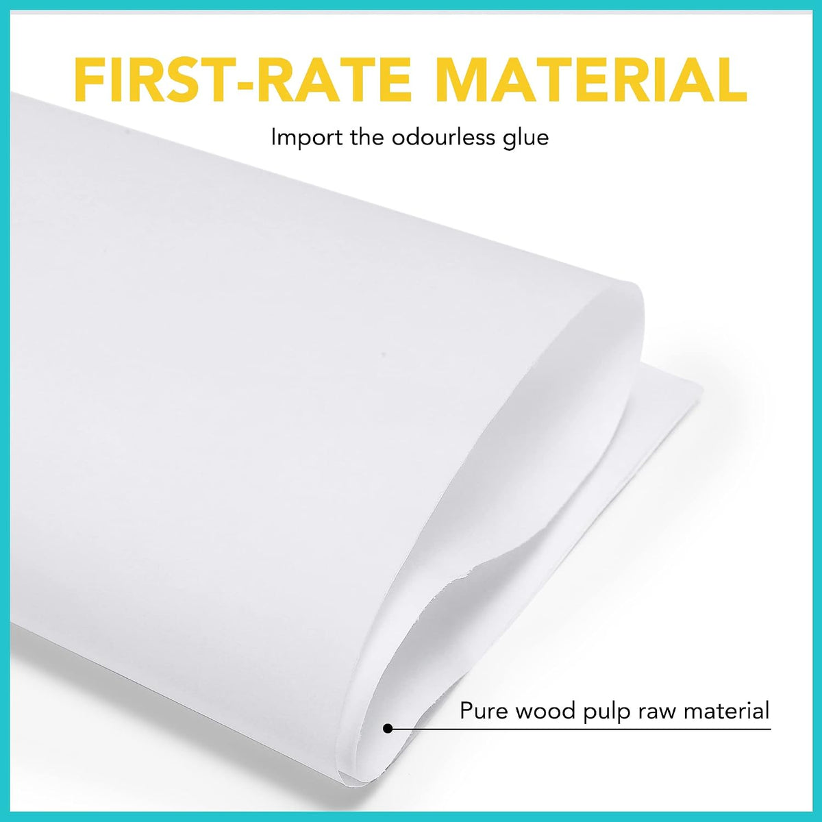 White Paper Bags with Handles, Large Shopping Bags 16x6x12, 50 Pack