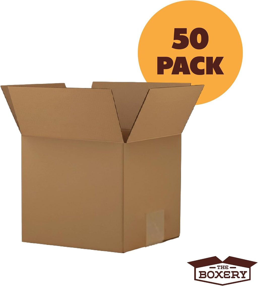14"x10 1/2"x4" Corrugated Shipping Boxes 50-Pack