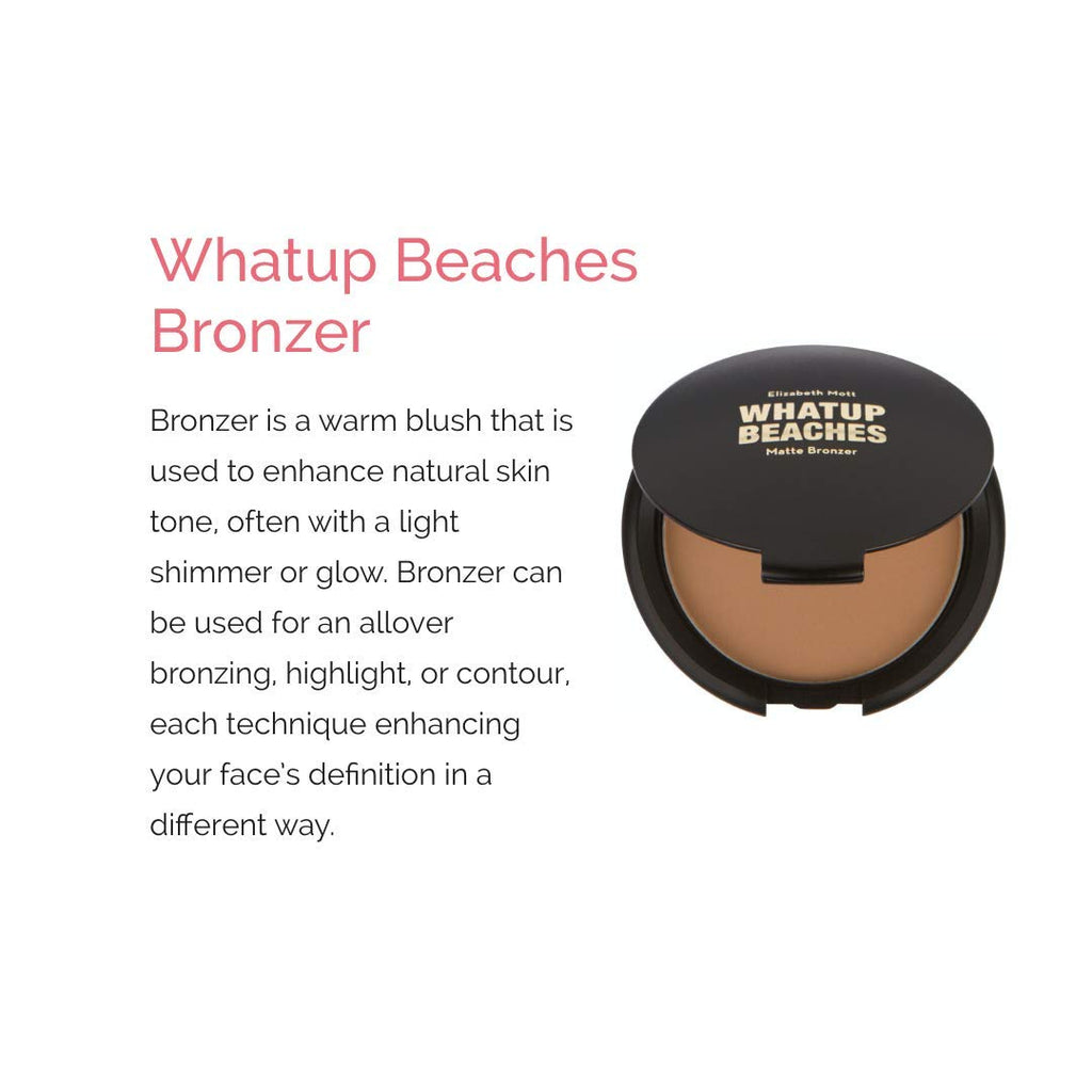 Whatup Beaches Matte Bronzer Powder, 10g