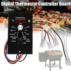 Digital Thermostat Controller, LED Display Temperature Control Panel Barbecue Grill Replacement Part, Replacement Thermostat Kit Parts Digital Pro Controller for All Traeger