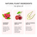 Hydrating Lip Glow Oil, Plumping Lip Gloss, Moisturizing Lip Oil Gloss, Transparent Moisturizing Lip Balm