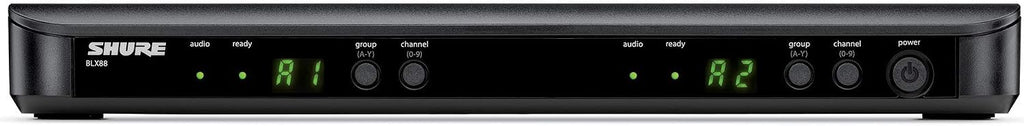 BLX288/PG58 Dual Wireless Vocal System - H11 Band | 14-hour battery and 300 ft UHF range with two PG58 handheld vocal