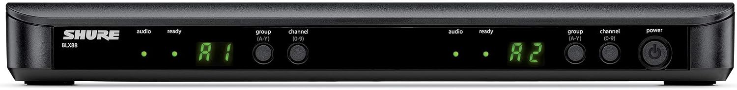 BLX288/PG58 Dual Wireless Vocal System - H11 Band | 14-hour battery and 300 ft UHF range with two PG58 handheld vocal
