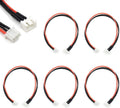 JST-XH 2S Balance Plug Extension Lead Wire 200mm 5 PCS for LiPo Battery Balance Charging 22AWG Silicone