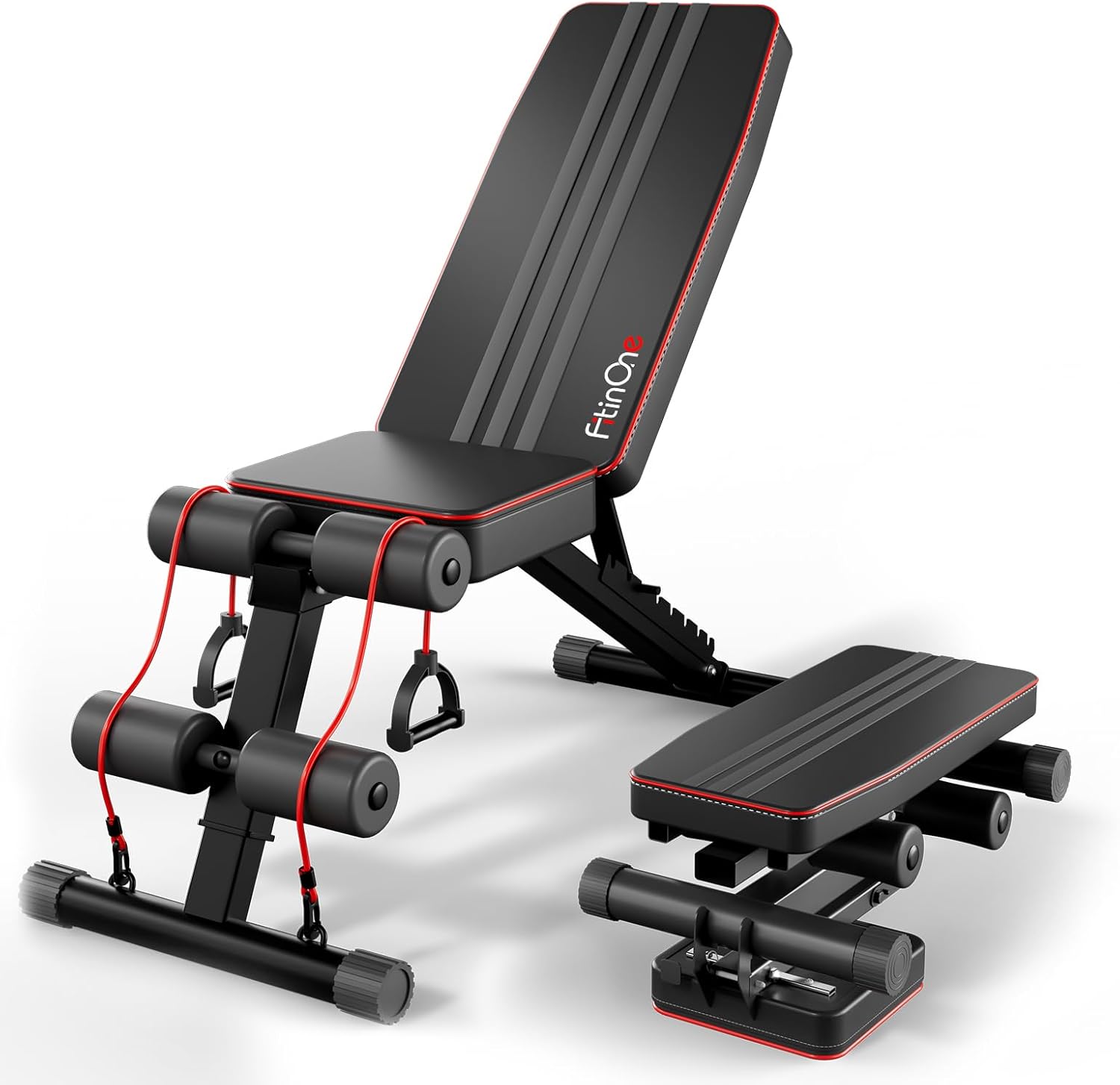 Adjustable Folding Weight Bench for Home Gym, 660 lbs Capacity Multi-Functional Workout Bench Sturdy Durable for Full