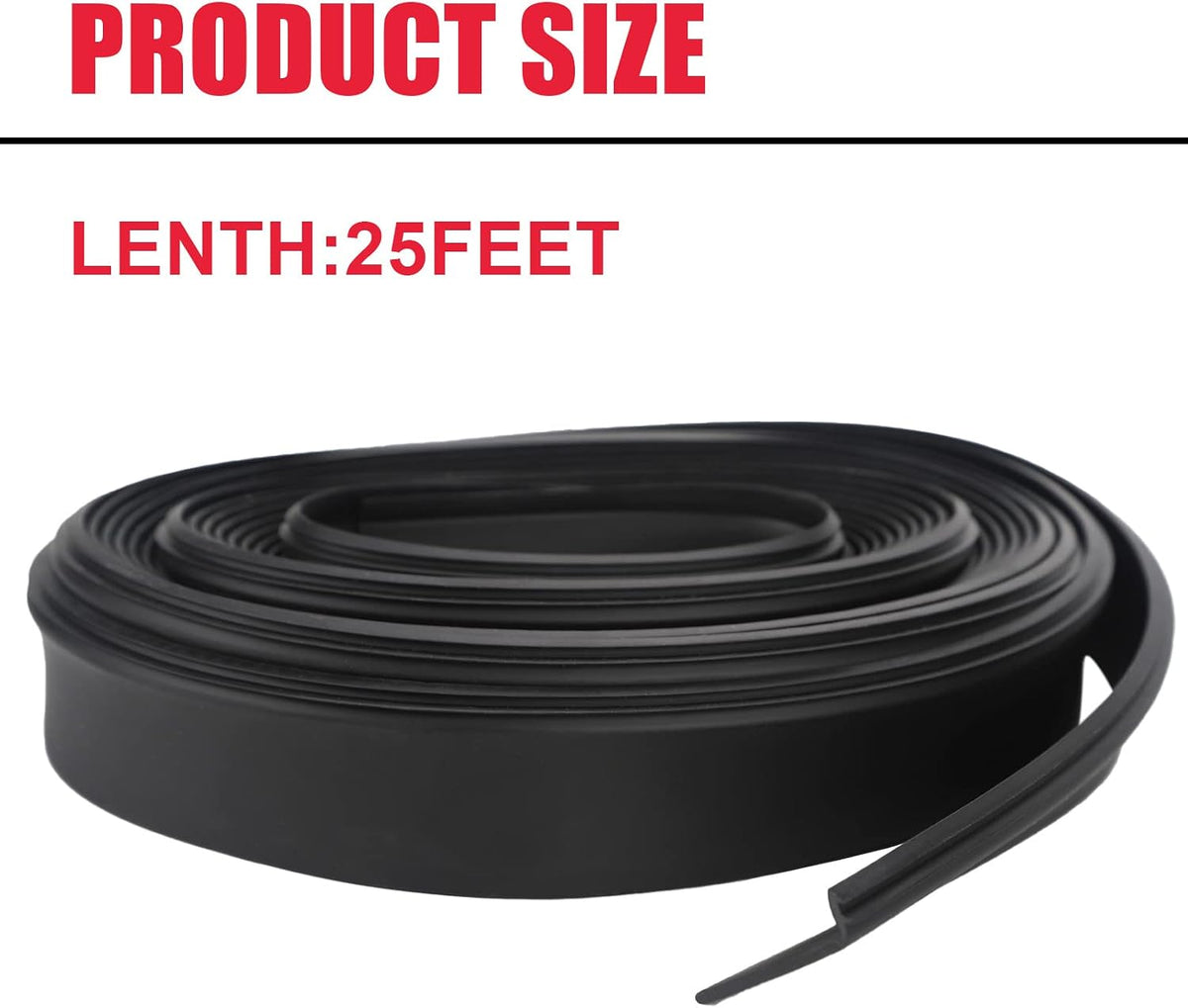 R854056 RV Slide Out Wiper Seal Black Rubber