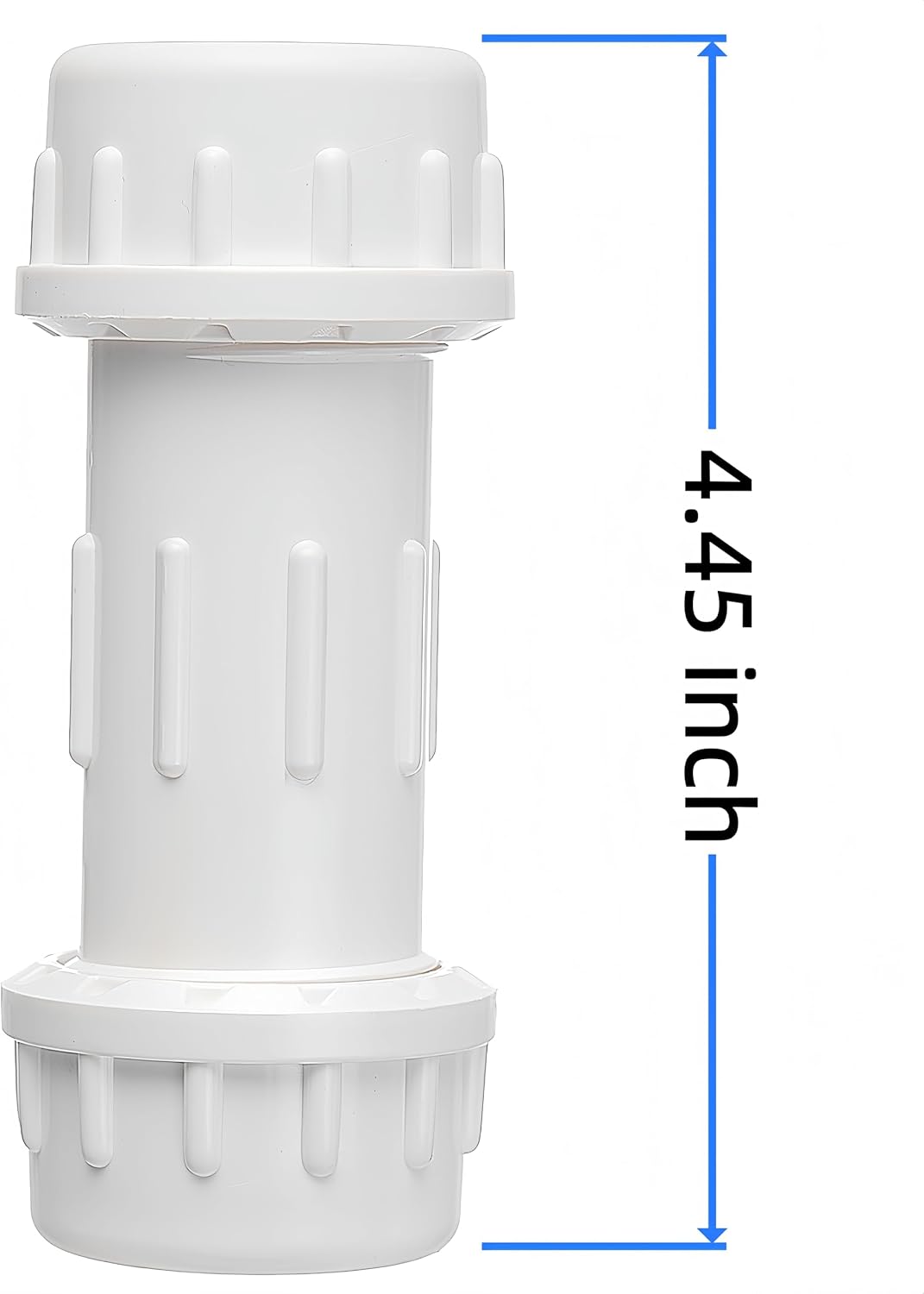 DONWARE 3-Pack 1/2-inch PVC Compression Coupling Cople de Compresión PVC