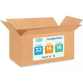 Extra Large Shipping & Moving Boxes 32 x 16 x 16 inches (5-Pack) - Extra Strength 200 lb vs Regular - Corrugated