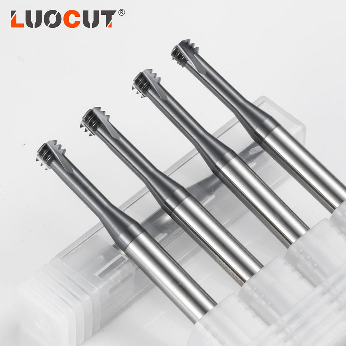 5pcs UNC1/4-20 Thread Mill Cutter Solid Carbide Coating for Steel Stainless