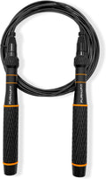LYRA Adjustable Speed Jump Rope – 360° Ball Bearings, Steel Cable & Aluminum Handles – Fast Double Unders for