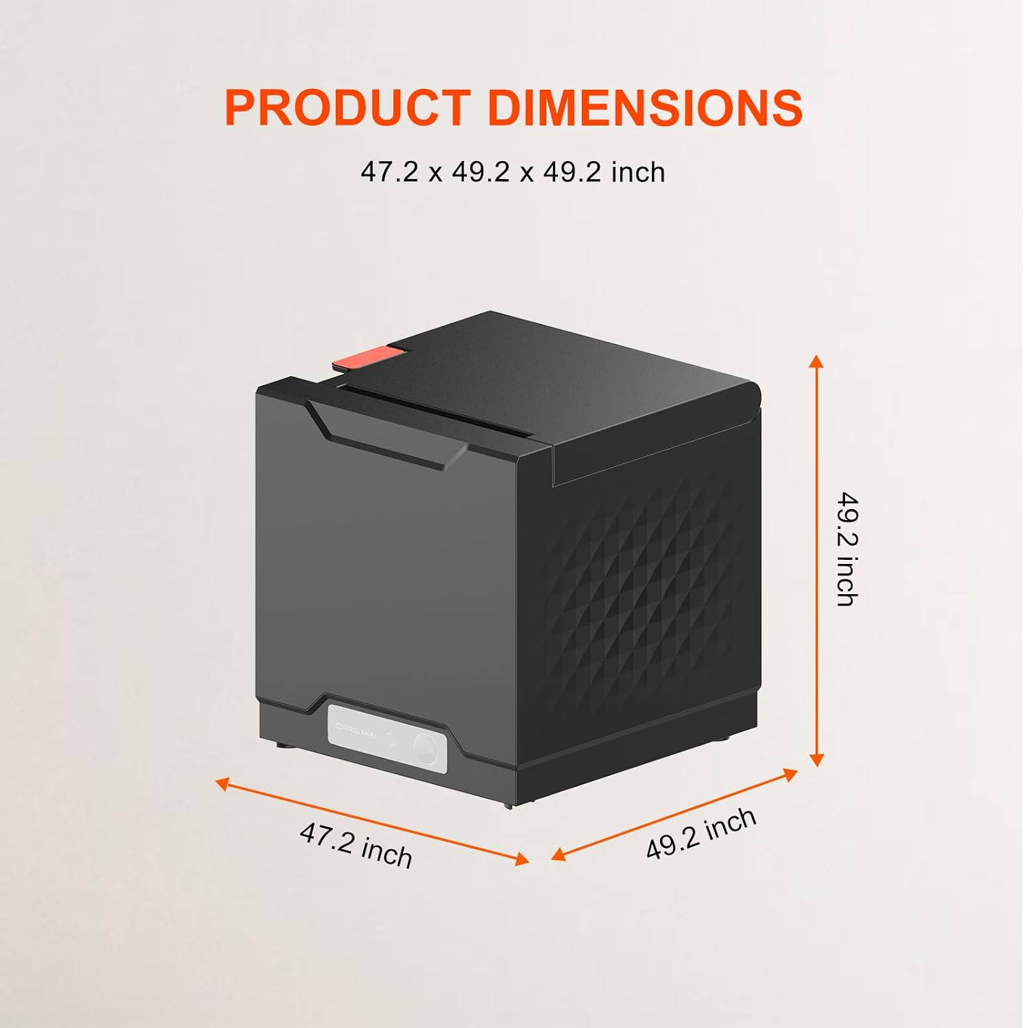 Thermal Receipt Printer, Restaurant Kitchen Printer, 80mm POS Printer with Auto Cutter, USB/Ethernet Interface, for