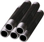 Everflow NPBL1112-5 Steel Nipple Pipe Fitting, Threaded Schedule 40, 1-1/4 In. x 12 In. (Pack Of 5)