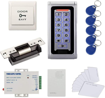 Waterproof Metal RFID PIN Code Door Security Access Control System ANSI Standard North American Heavy Duty Electric