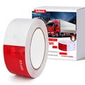DOT-C2 Reflective Tape 2 Inch x 50 Feet Red White Reflective Tape