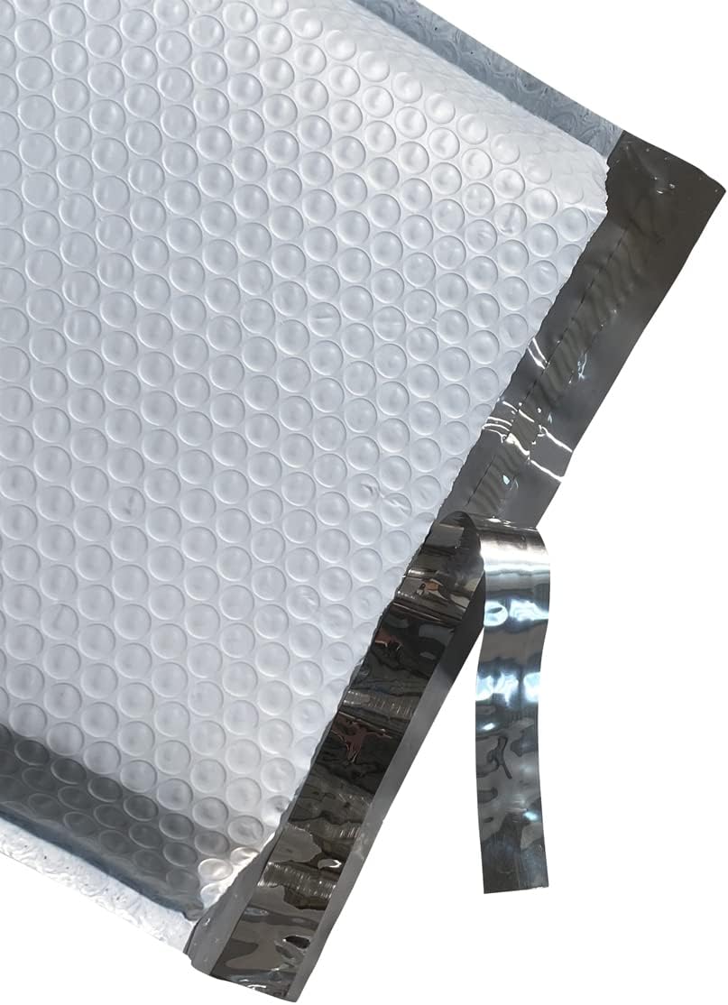 25 ct #5 Large Poly Bubble Mailers 10.5x15 Inch Bubble Lined Cushioned Poly Mailer. Tear-proof, Water-resistant and